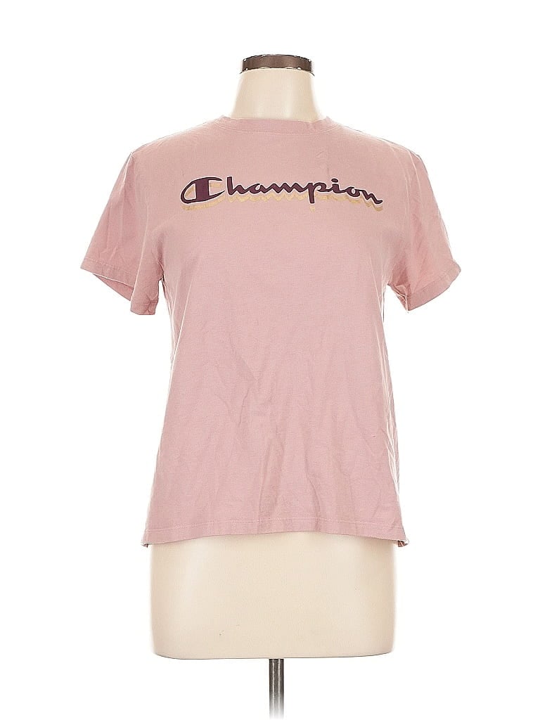 Click to view more detailed imagery on our partner's website Pre-owned Champion Short Sleeve T-shirt In Pink