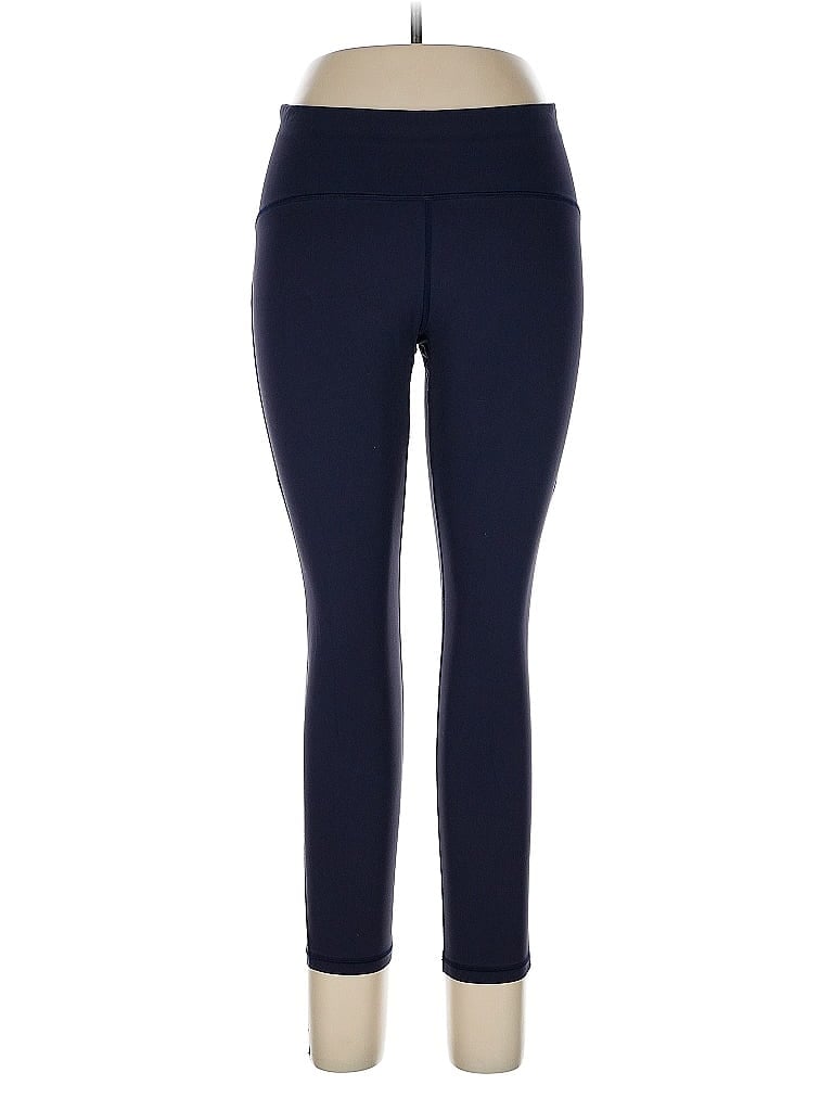 Pre-owned Lululemon Athletica Active Pants In Blue