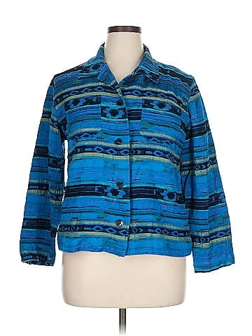 Chico's 3/4 Sleeve Button-Down Shirt (view 1)