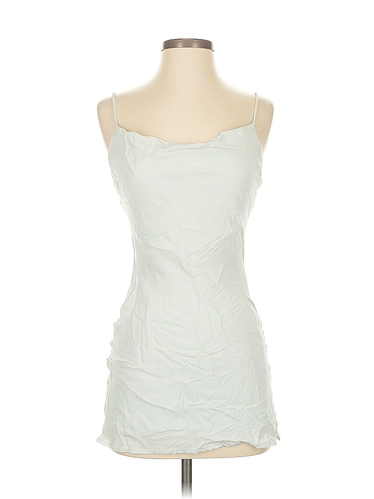 Pre-owned Elodie Cocktail Dress In White