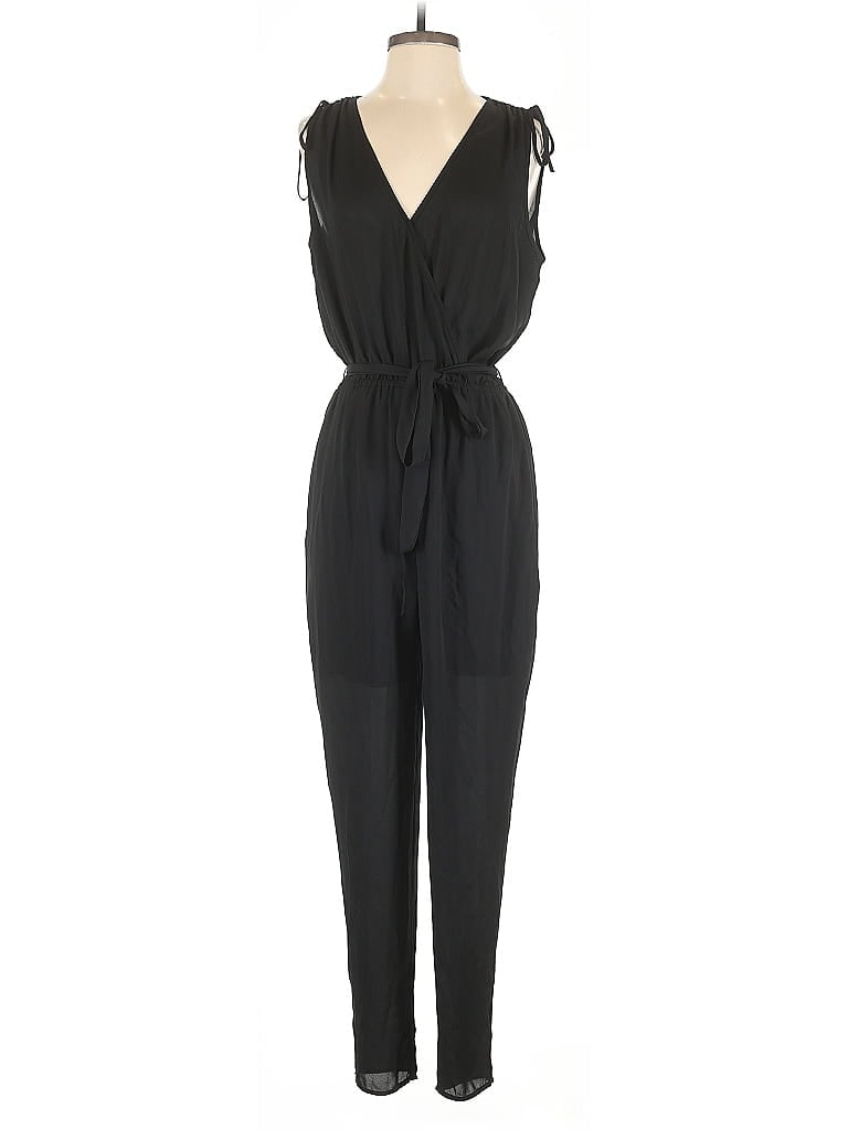 Pre-owned Aqua Jumpsuit In Black
