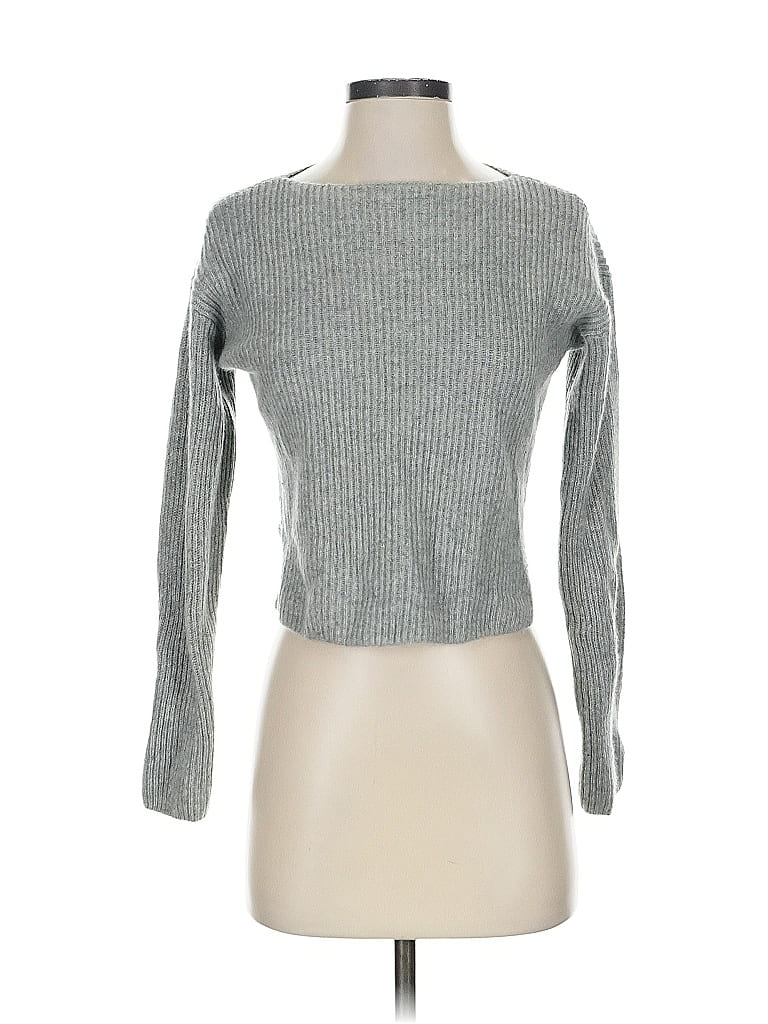 Pre-owned Everlane Cashmere Pullover Sweater In Gray