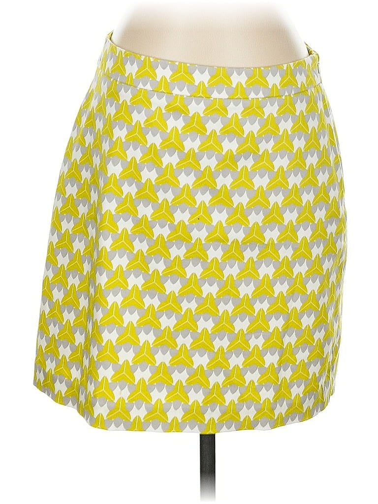 Pre-owned Banana Republic Milly Collection Casual Skirt In Yellow