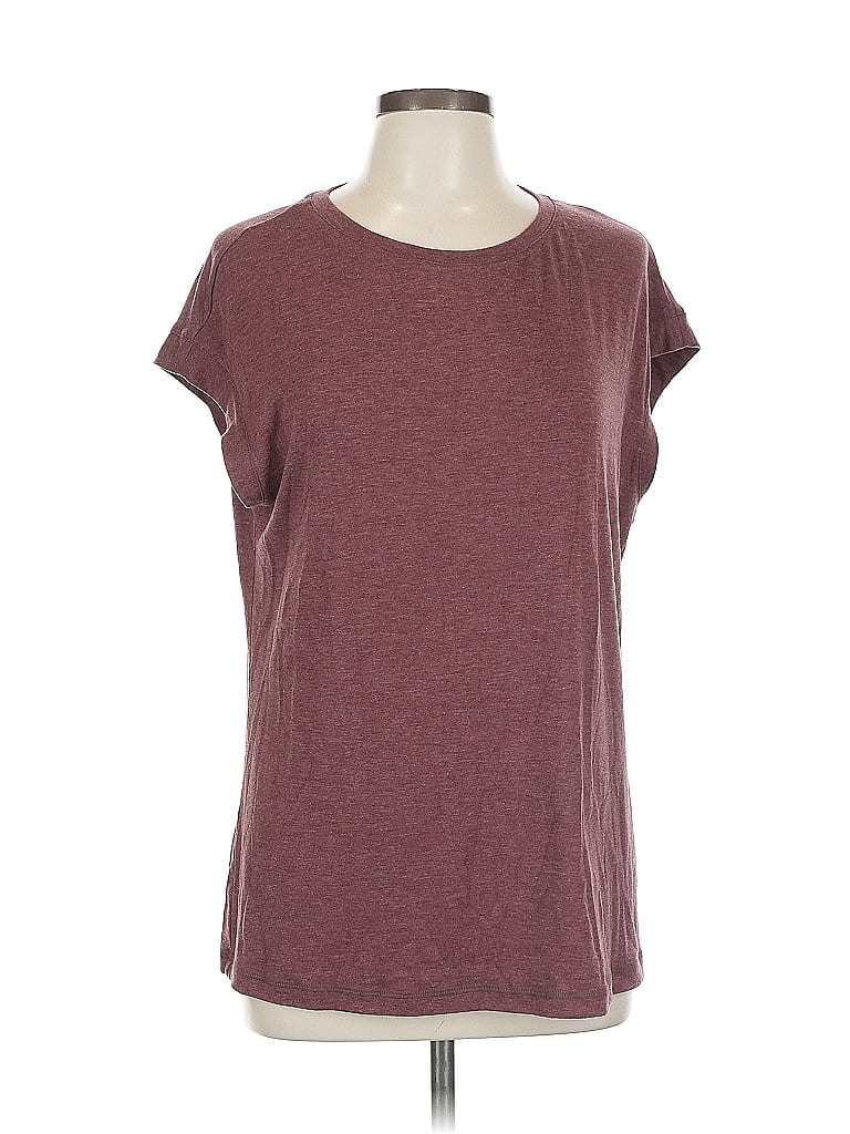 Pre-owned Automet Short Sleeve T-shirt In Burgundy