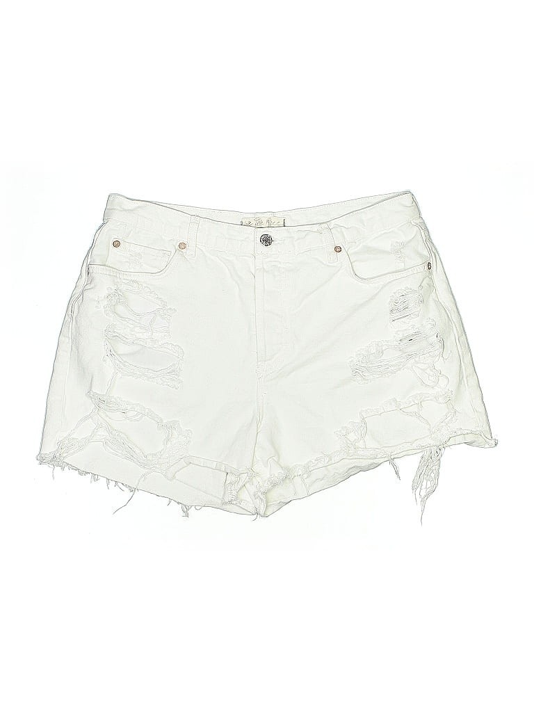 Pre-owned We The Free Denim Shorts In White