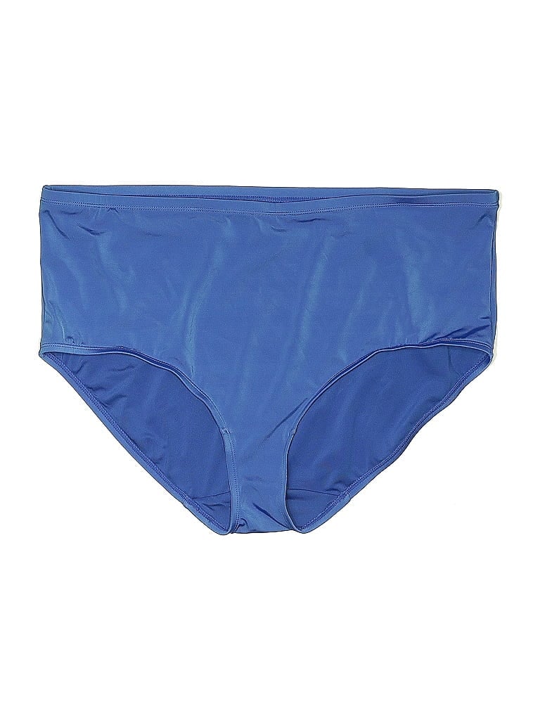 Pre-owned Swim By Cacique Swimsuit Bottoms In Blue