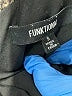 Funktional 100% Polyester Plaid Black Coat Size S - photo 6