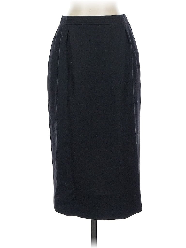 Pre-owned Yves Saint Laurent Rive Gauche Formal Skirt In Black