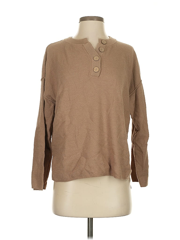 Click to view more detailed imagery on our partner's website Pre-owned Lillusory Pullover Sweater In Brown
