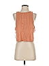 Majorelle Solid Orange Sweater Vest Size XS - photo 1