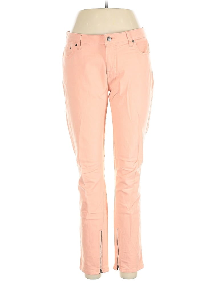 Pre-owned Jennifer Lopez Jeans In Orange