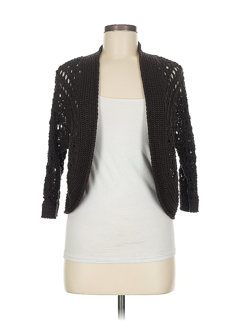 Pre-owned Dana Buchman Cardigan Sweater In Black