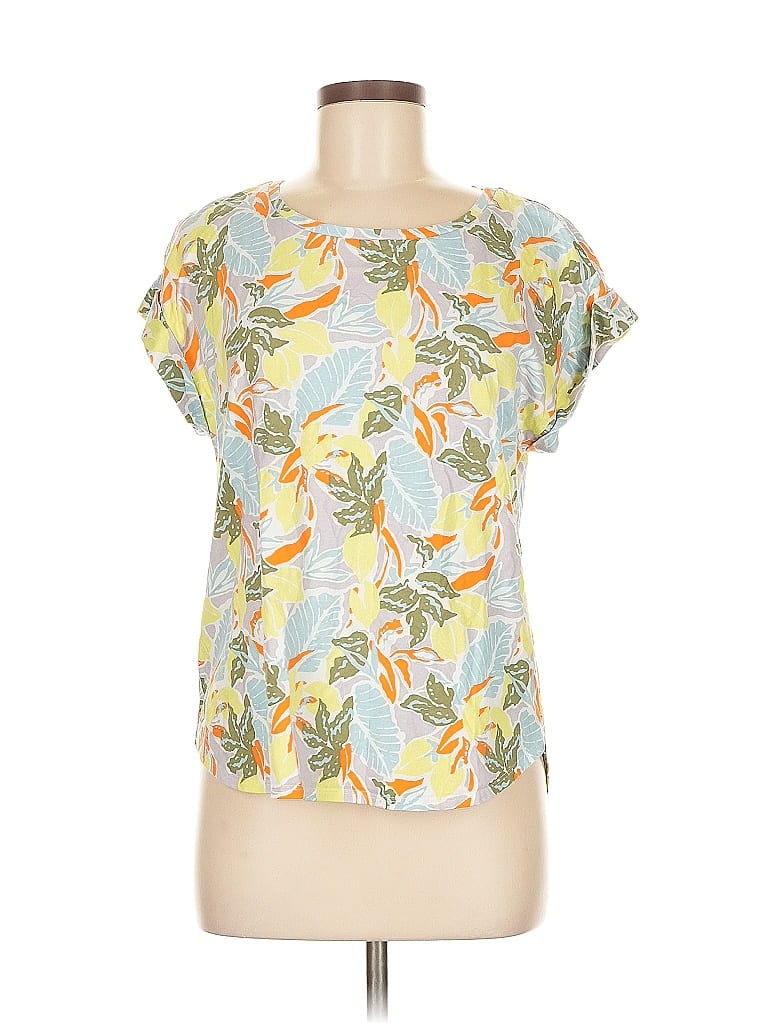 Pre-owned L.l.bean Signature Short Sleeve T-shirt In Yellow