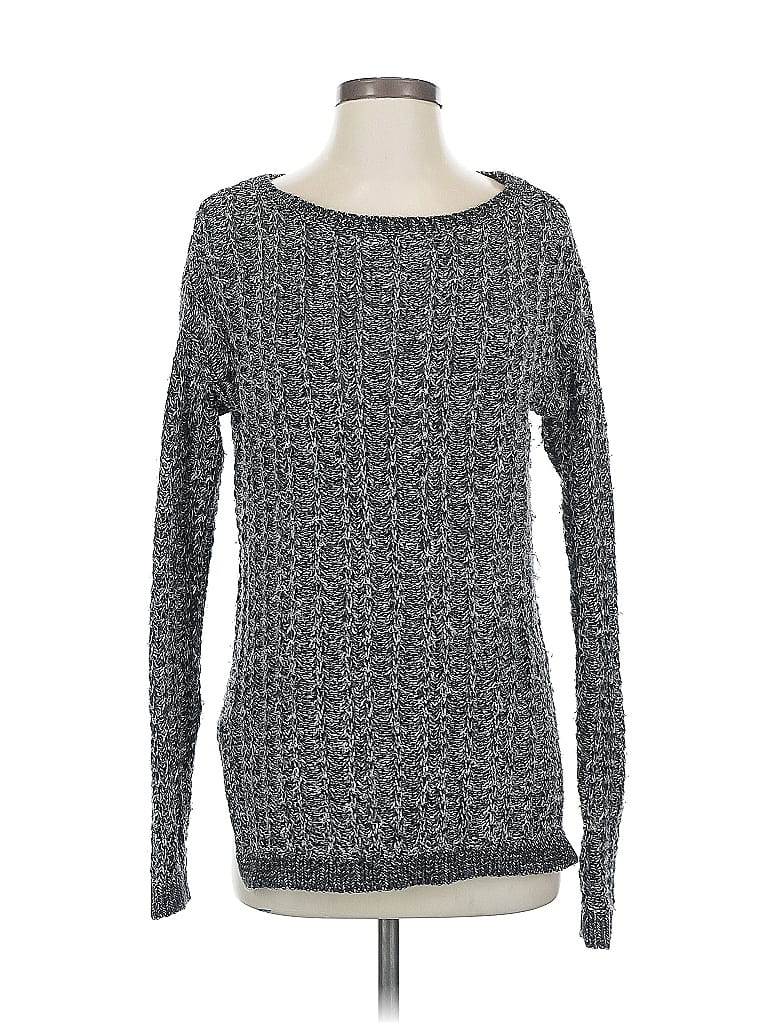 Pre-owned Ann Taylor Loft Pullover Sweater In Gray
