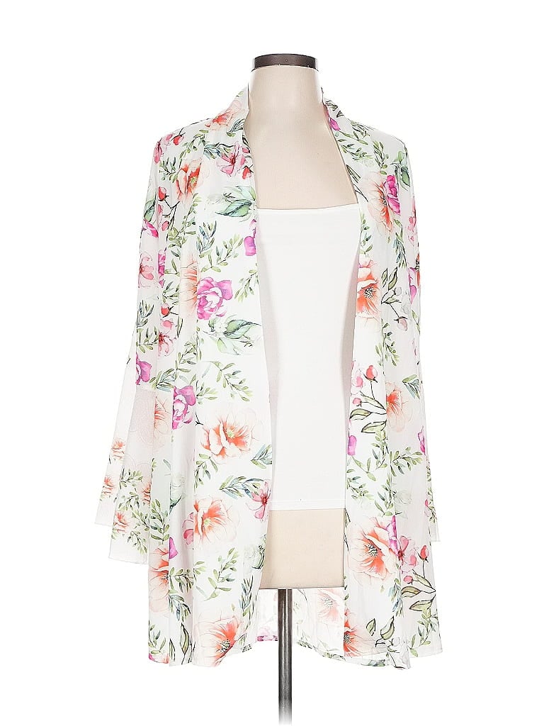 Pre-owned Unbranded Kimono In White