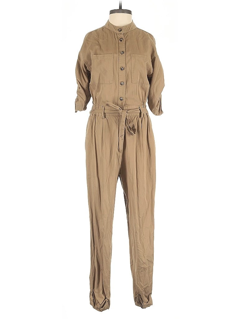 Pre-owned H&m Jumpsuit In Brown
