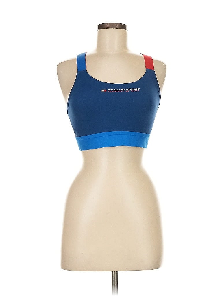 Pre-owned Tommy Sport Sports Bra In Blue