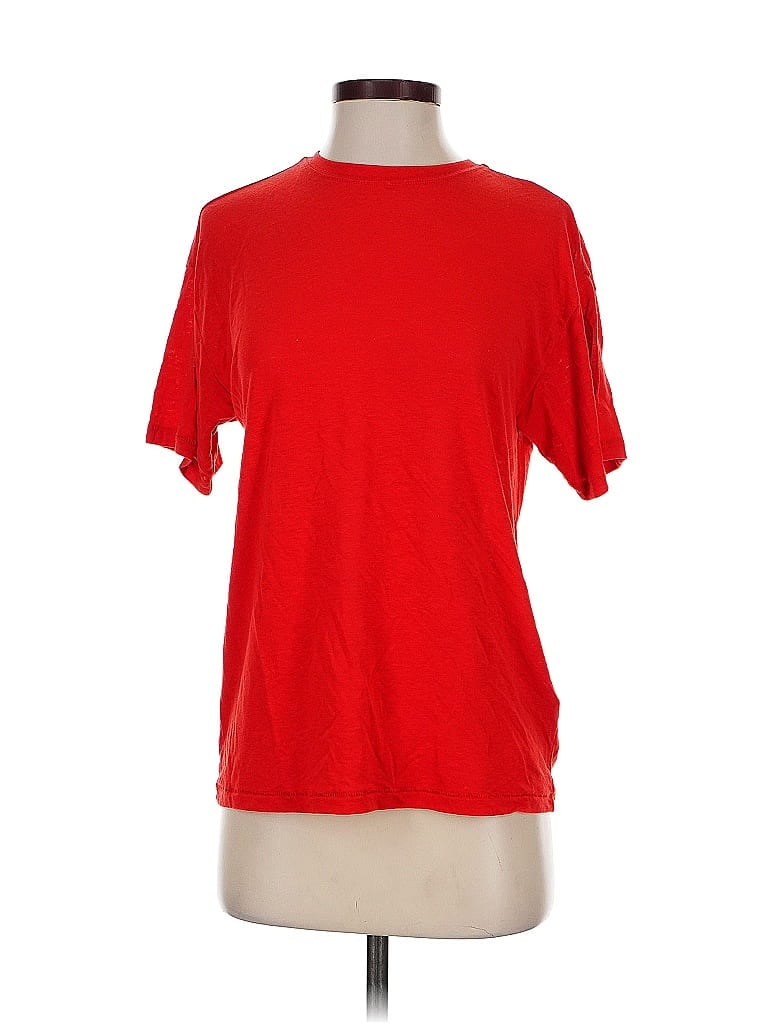 Pre-owned Madewell Short Sleeve T-shirt In Red