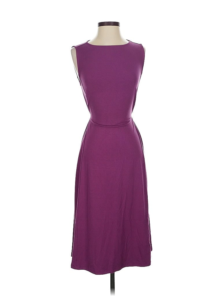Click to view more detailed imagery on our partner's website Pre-owned Eileen Fisher Cocktail Dress In Purple