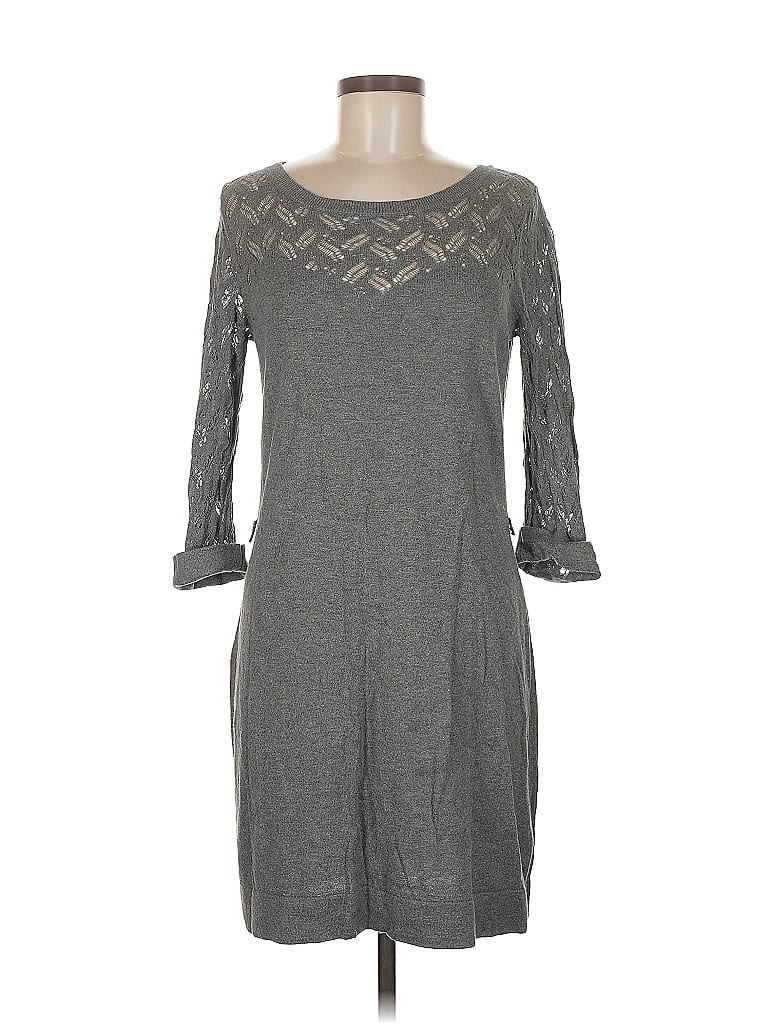 Pre-owned Lc Lauren Conrad Casual Dress In Gray
