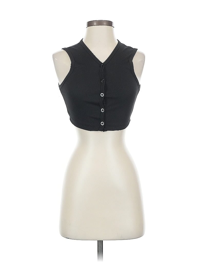 Pre-owned Shein Sleeveless Blouse In Black