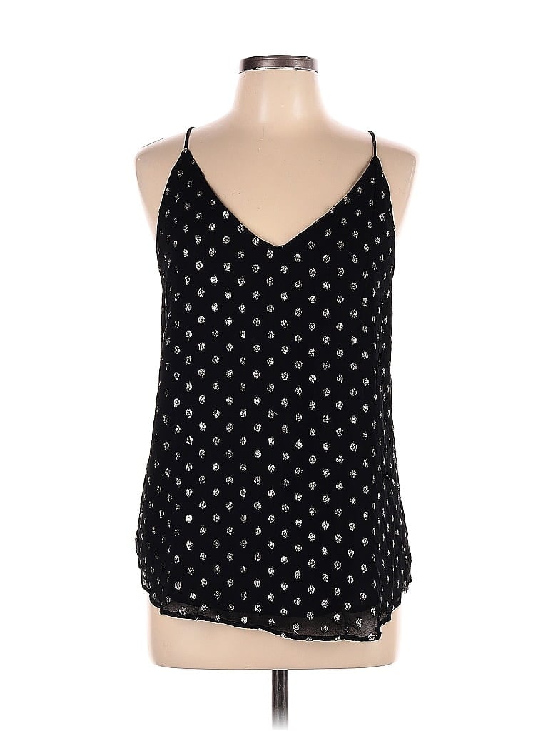 Pre-owned Ann Taylor Loft Sleeveless Blouse In Black