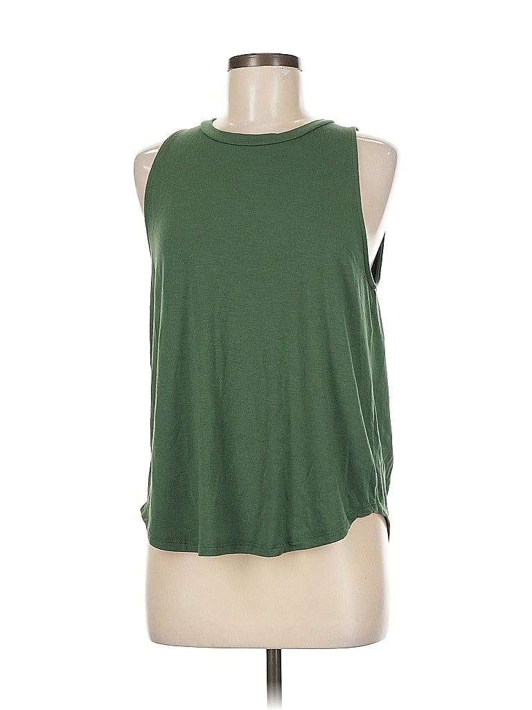 Pre-owned Unbranded Sleeveless T-shirt In Green