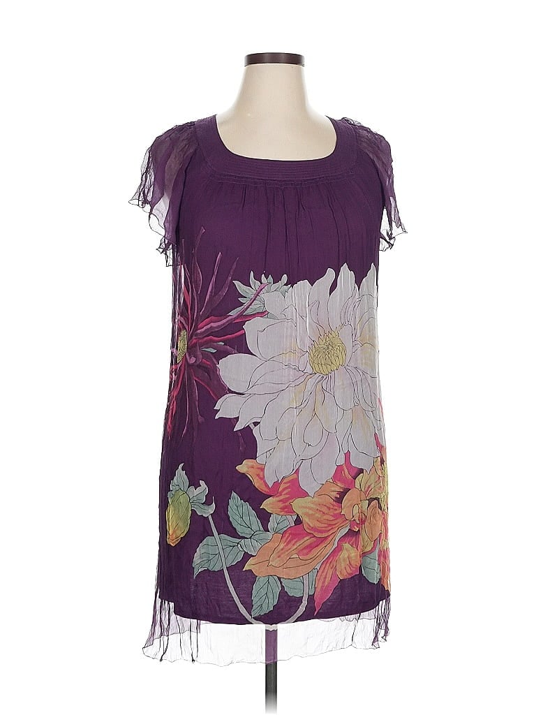 Pre-owned Max Studio Casual Dress In Purple