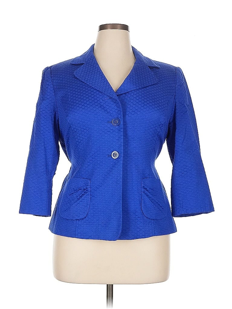 Click to view more detailed imagery on our partner's website Pre-owned Katherine New York Blazer Jacket In Blue