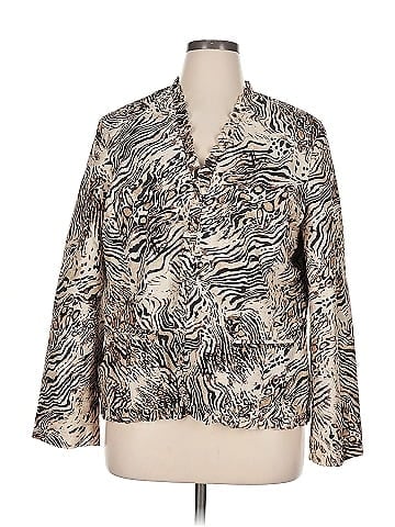 Chico's Long Sleeve Silk Top (view 1)