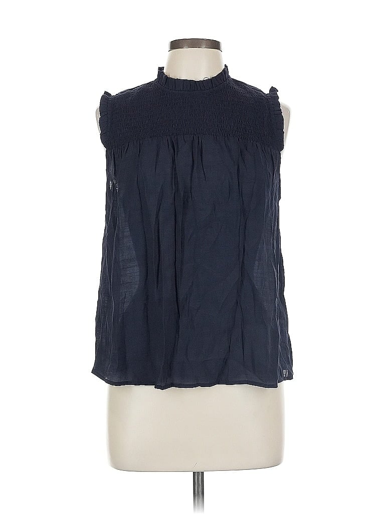 Click to view more detailed imagery on our partner's website Pre-owned Nanette Lepore Sleeveless Blouse In Blue