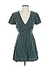 Privacy Please Stripes Teal Casual Dress Size S - photo 1