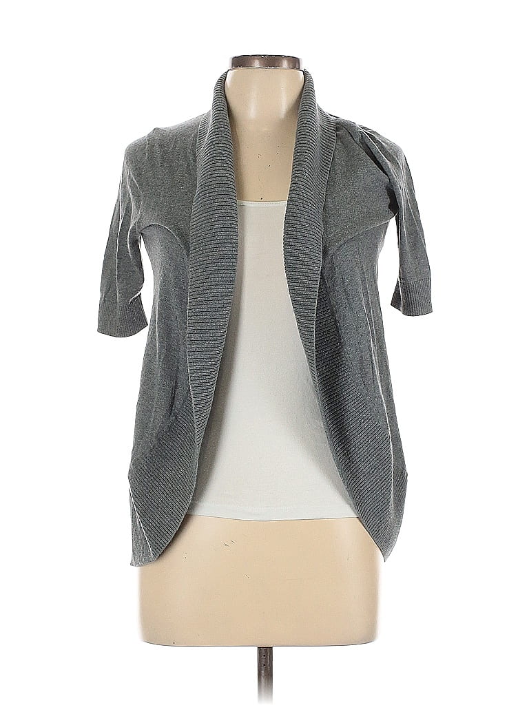 Pre-owned Express Cardigan Sweater In Gray