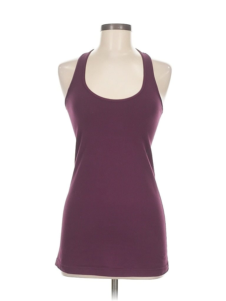 Pre-owned Lululemon Athletica Active Tank Top In Burgundy