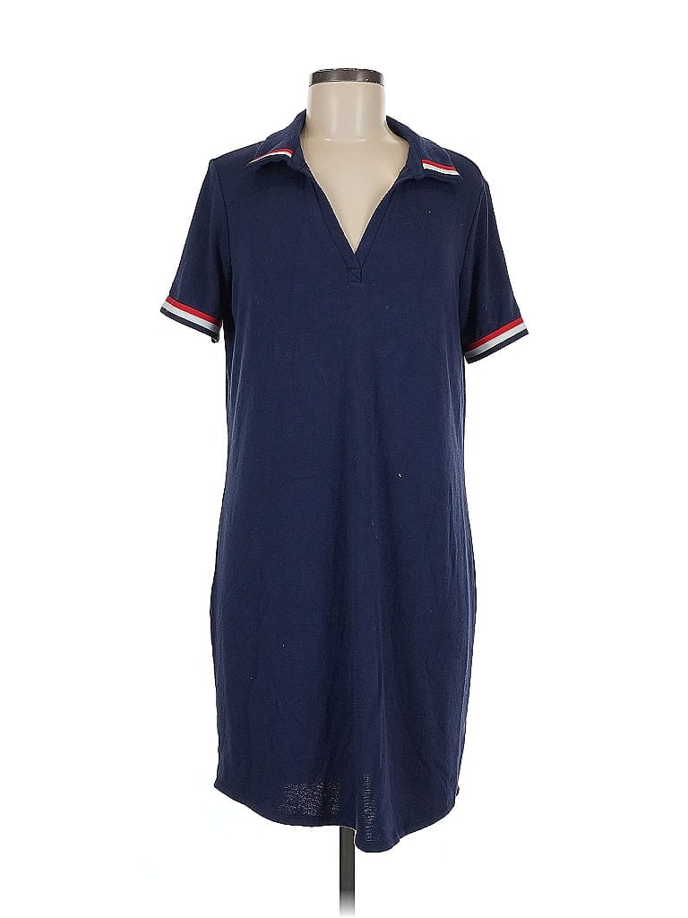 Pre-owned Bobeau Casual Dress In Blue
