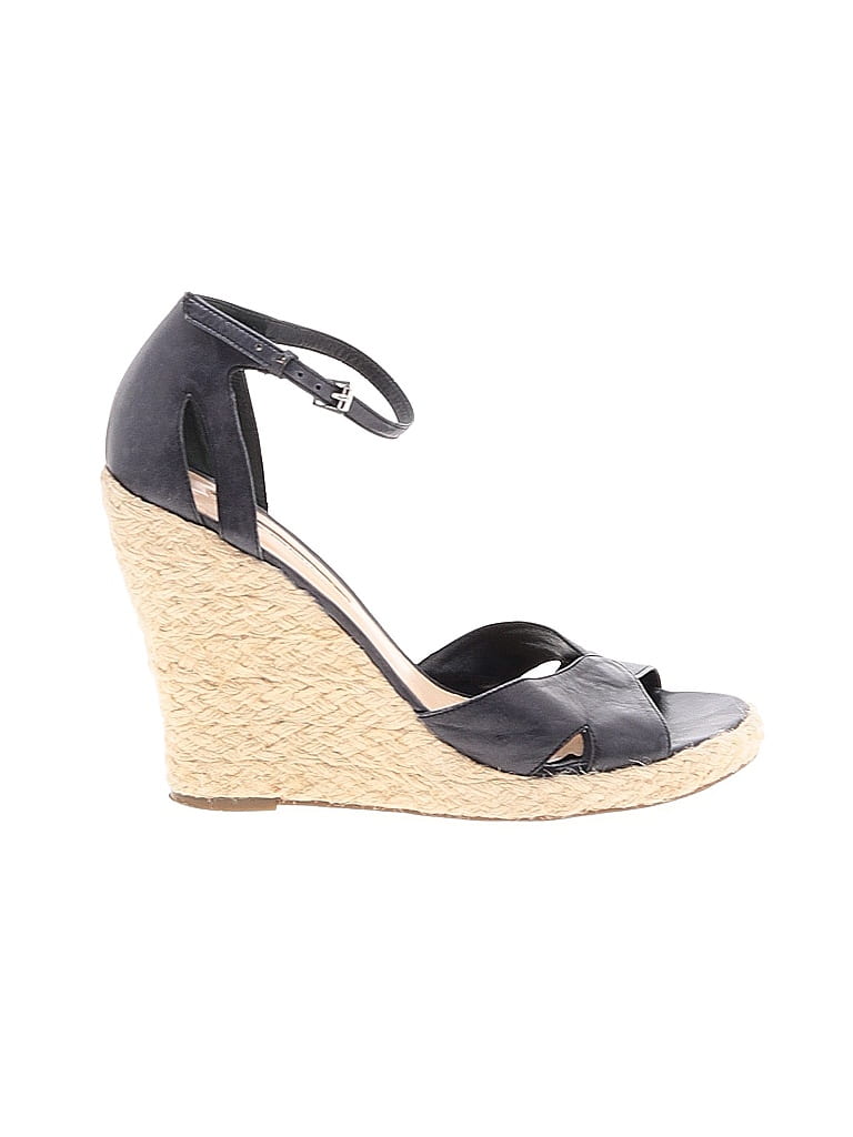 Pre-owned Via Spiga Wedges In Black