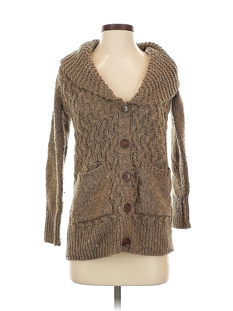 Pre-owned Isabella Sinclair Cardigan Sweater In Brown