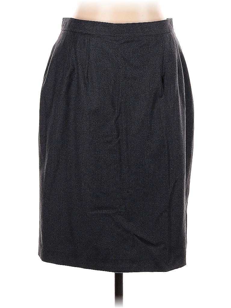 Click to view more detailed imagery on our partner's website Pre-owned Carlisle Wool Skirt In Gray