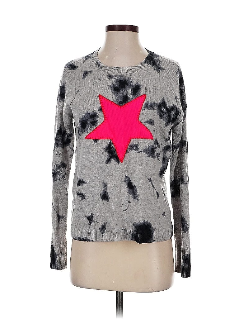 Pre-owned Assorted Brands Cashmere Pullover Sweater In Gray