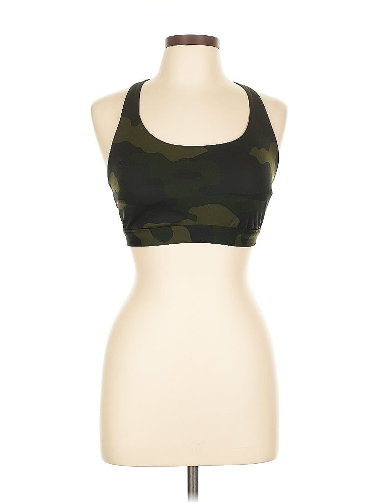 Pre-owned All In Motion Tank Top Green Strapless Neckline Tops
