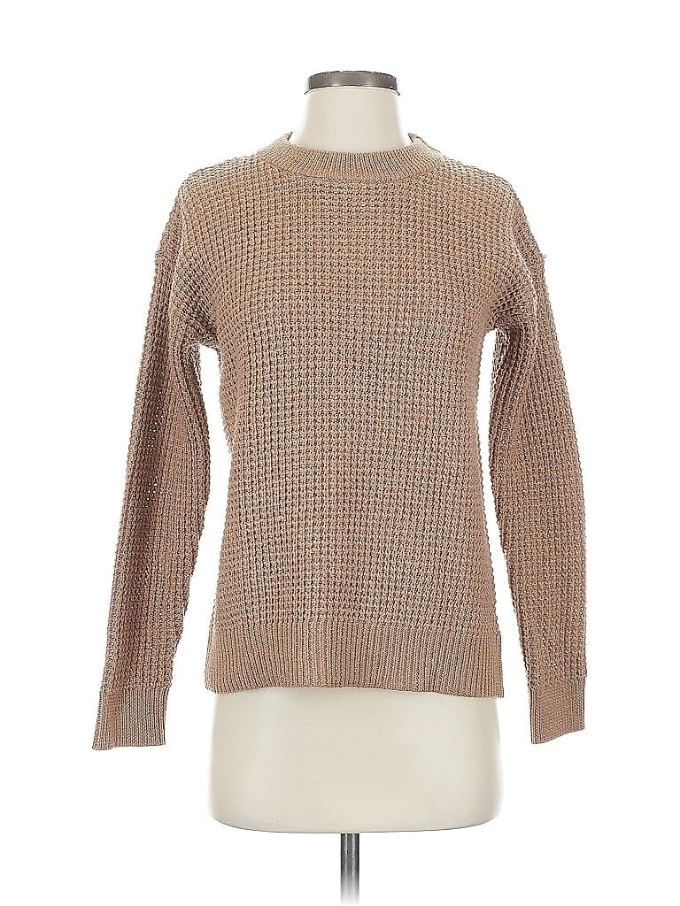 Pre-owned Time And Tru Pullover Sweater In Brown