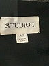 Studio 100% Polyester Solid Black Casual Dress Size 12 - photo 6