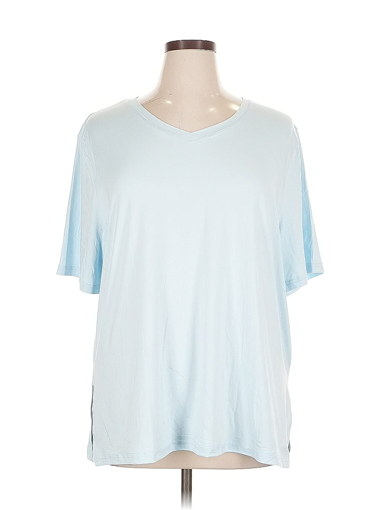 Pre-owned Unbranded Short Sleeve T-shirt In Blue