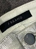 J Brand Metallic Green Silver Jeans Size 24 waist - photo 6