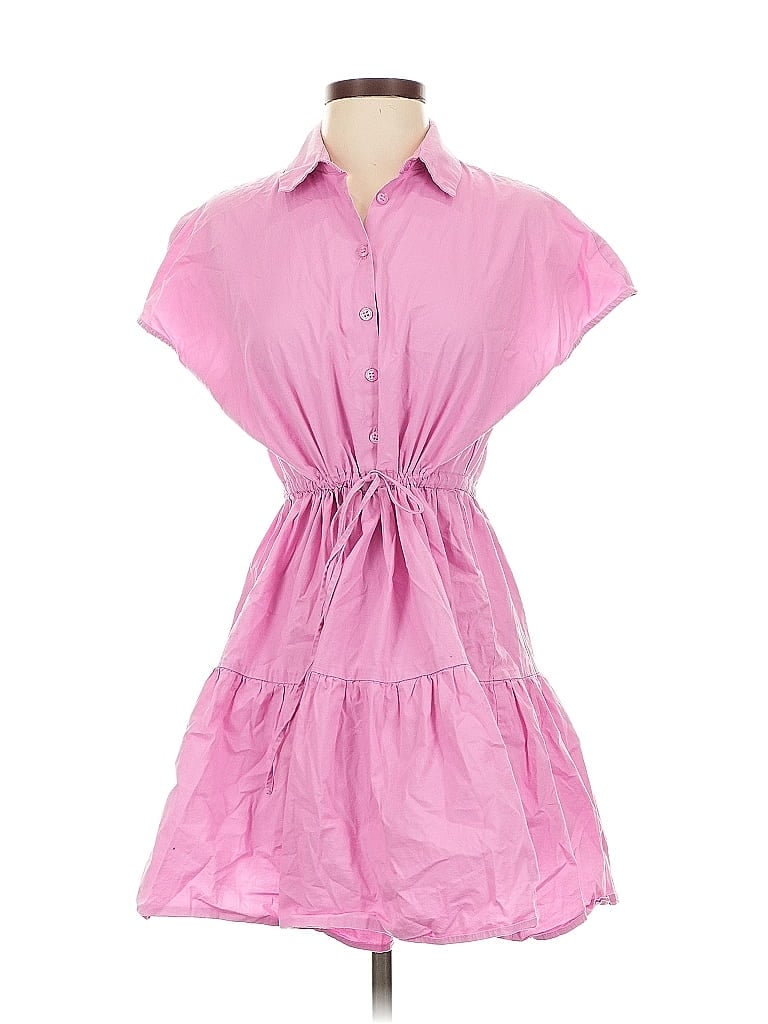 Pre-owned Slate & Willow Casual Dress In Pink