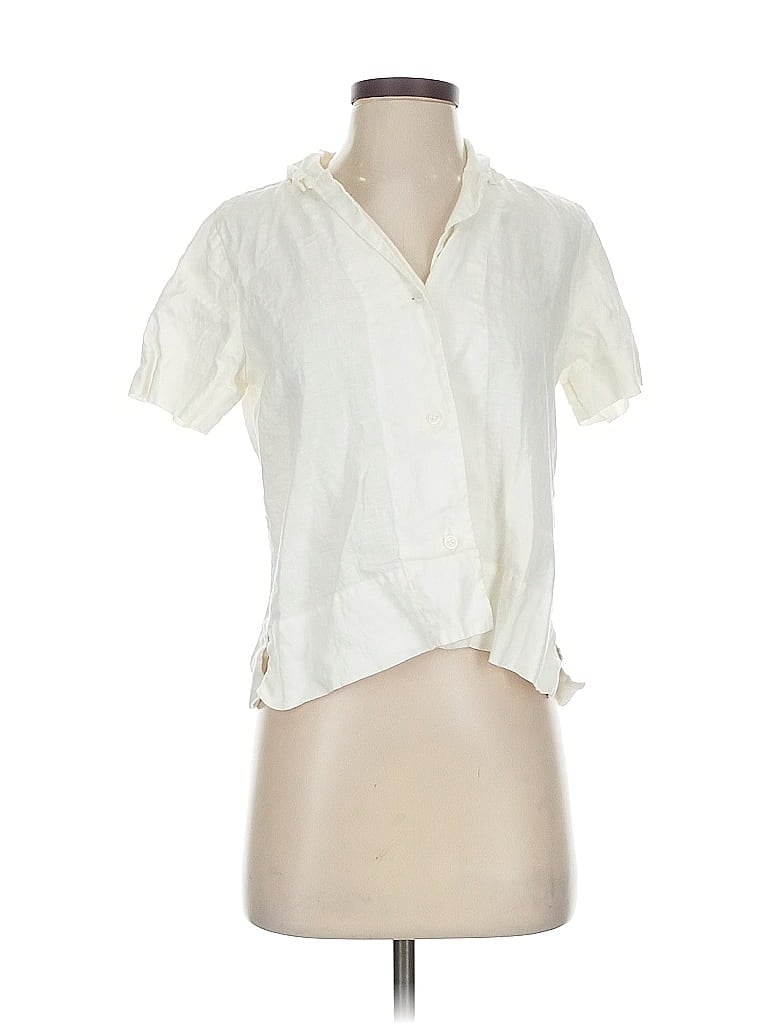 Click to view more detailed imagery on our partner's website Pre-owned Everlane Short Sleeve Blouse In White