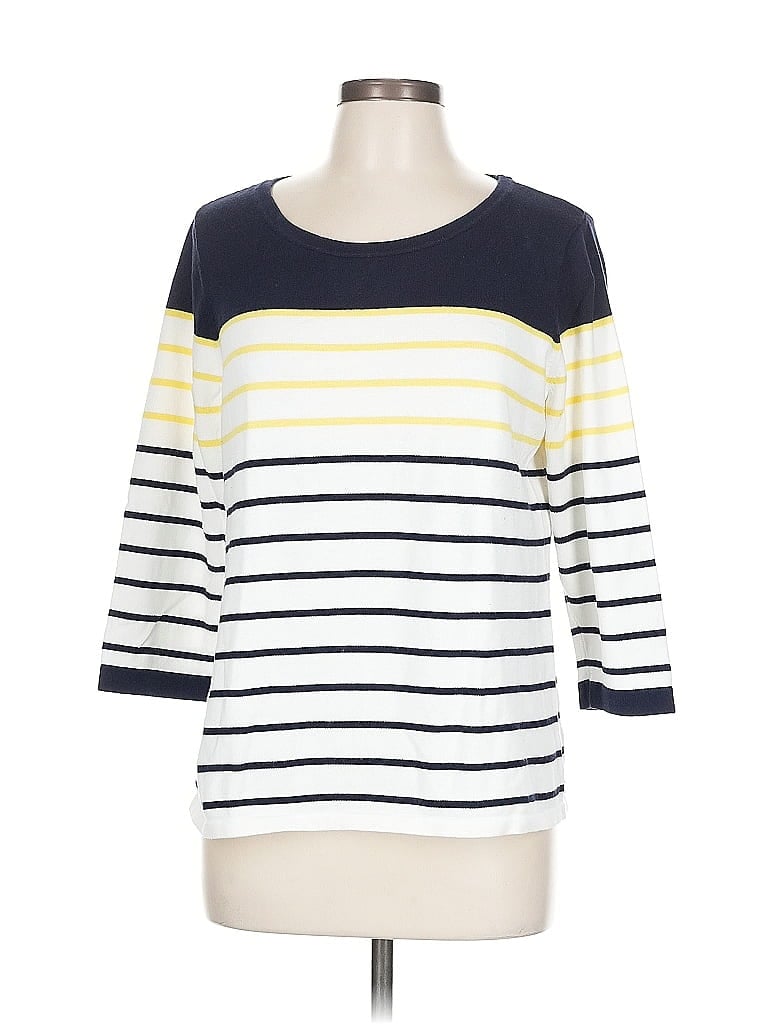 Pre-owned Talbots Outlet Pullover Sweater In Yellow