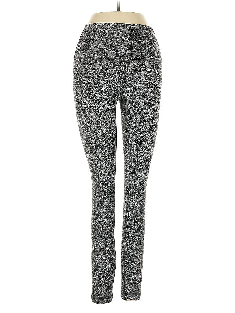 Pre-owned Lululemon Athletica Active Pants In Gray