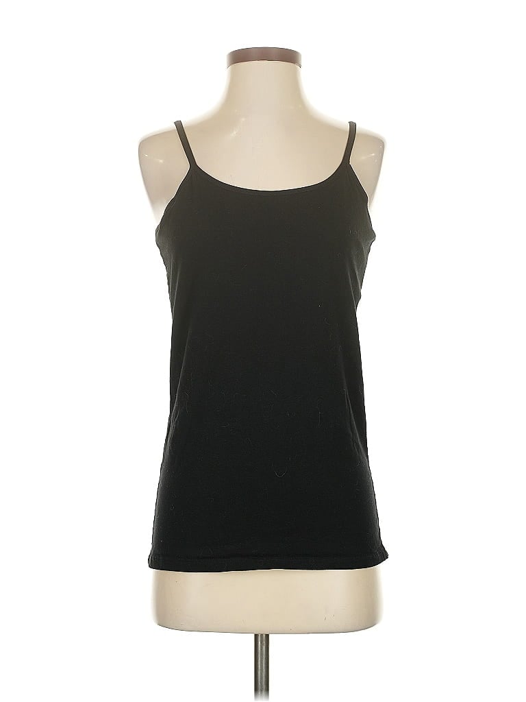 Pre-owned Unbranded Tank Top Black Halter Neckline Tops