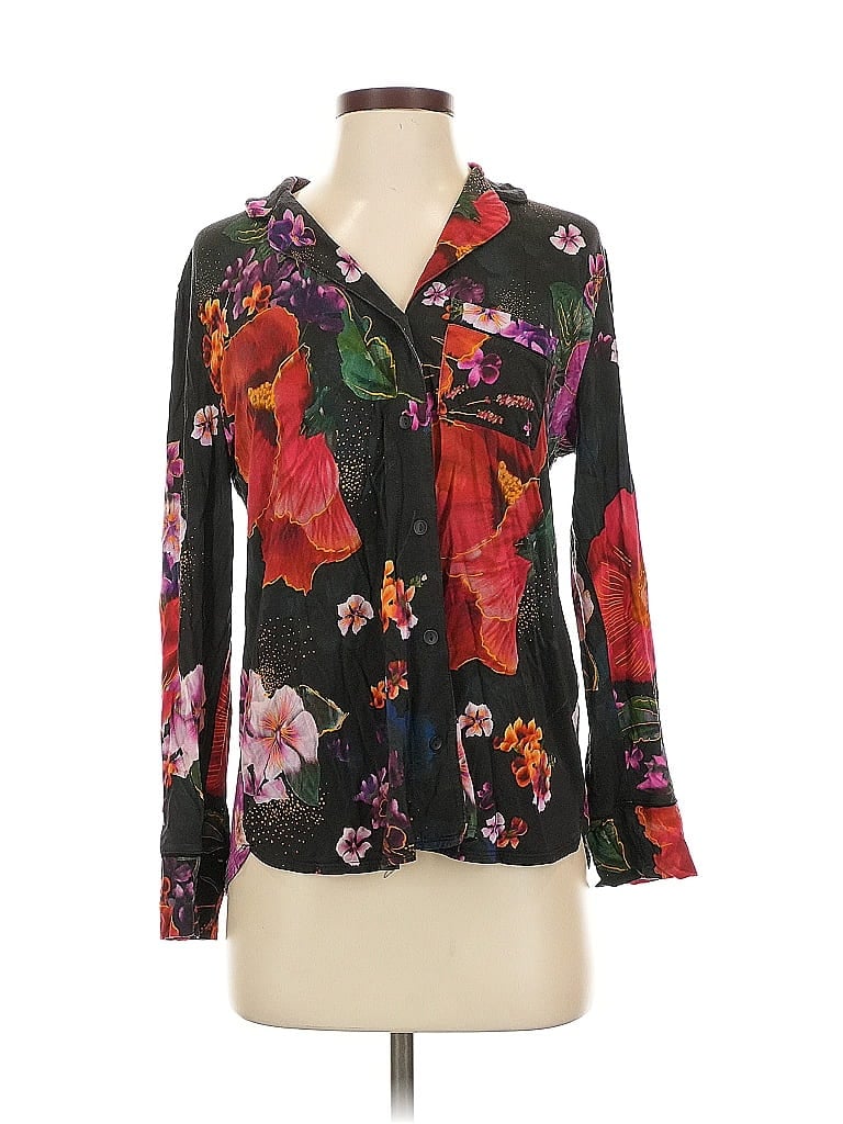 Click to view more detailed imagery on our partner's website Pre-owned Soma Long Sleeve Blouse In Black